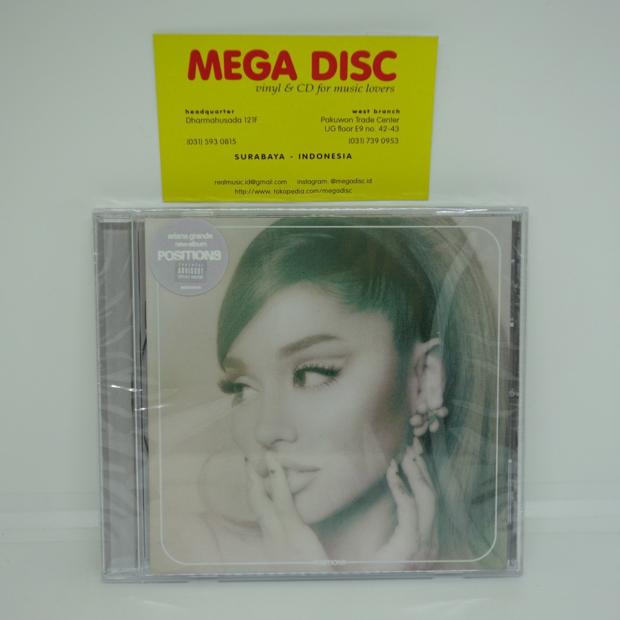 Jual CD Ariana Grande Positions All Versions Album Audio Music