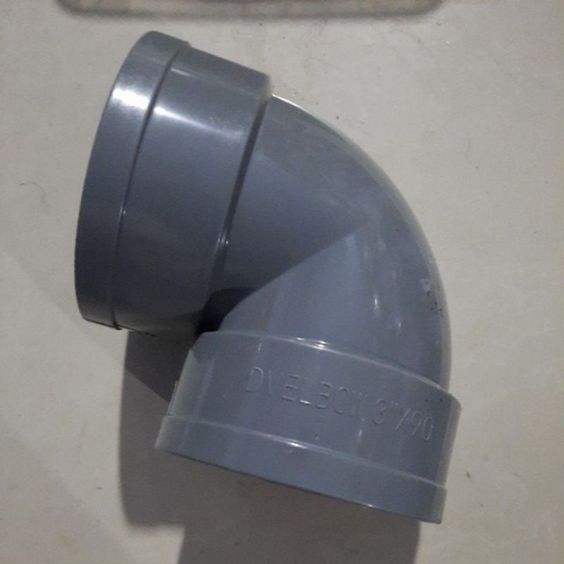 Jual Knie D 3" Duraflow / KNEE PVC / Elbow 3 inch / Keni D 3 in / Keni
