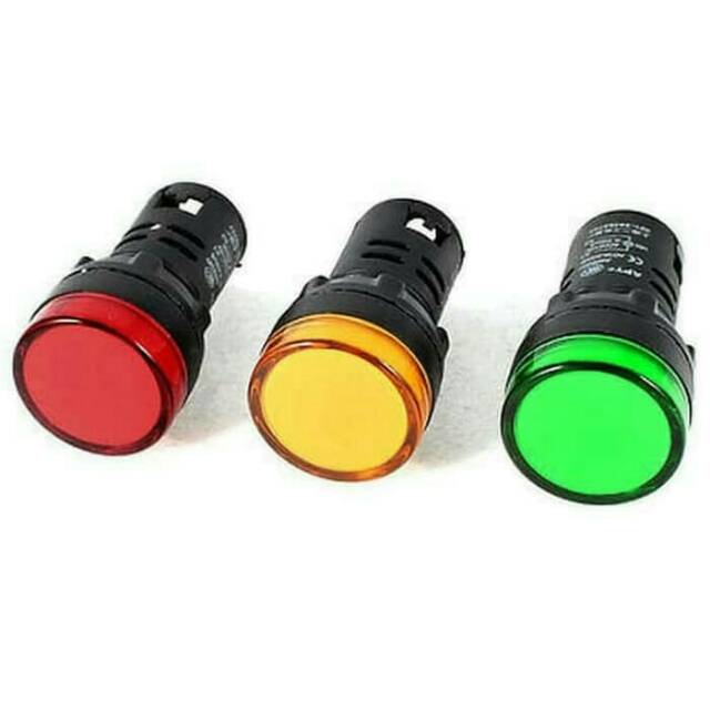Jual Pilot Lamp LED 22mm (220V) SUN_LUX AD2222DS Shopee Indonesia