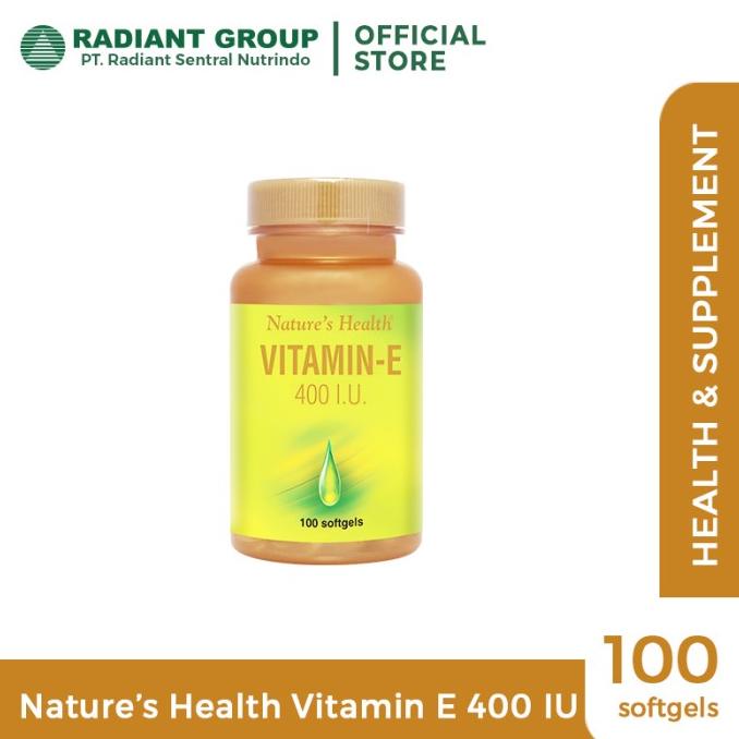 Jual Nature's Health Vitamin E 400 Iu Vitamin & Multivitamin Shopee