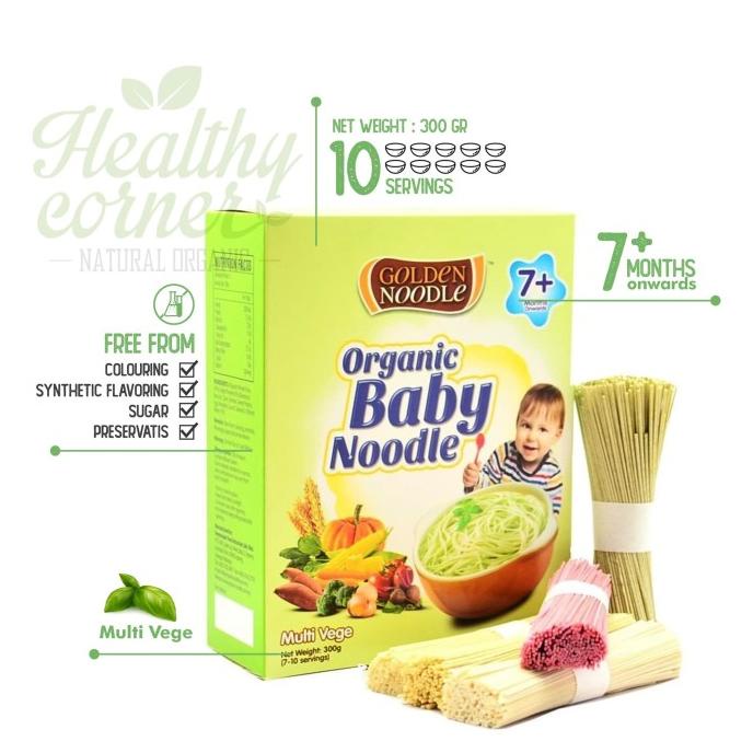 Jual Organic Baby Noodle Multi Vege Mie Misua Bayi 300 gr Golden
