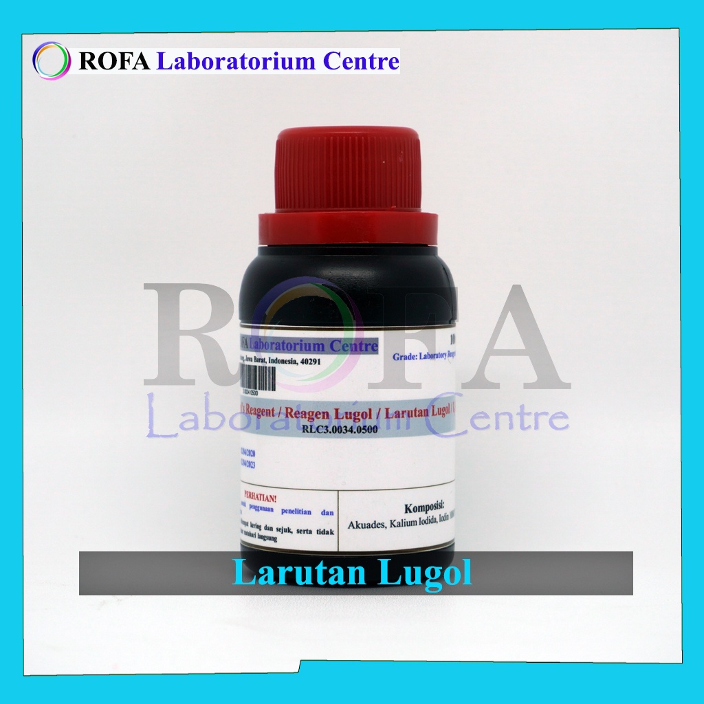 Jual Larutan Lugol / Lugol Solution / Reagen Lugol / Larutan Uji Amilum