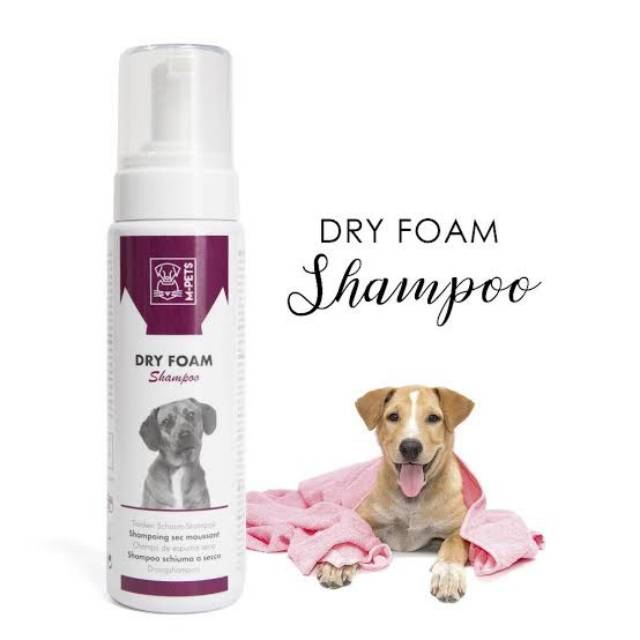 Jual MPets Shampoo Kering untuk Anjing dan Kucing Dry Foam Shampoo