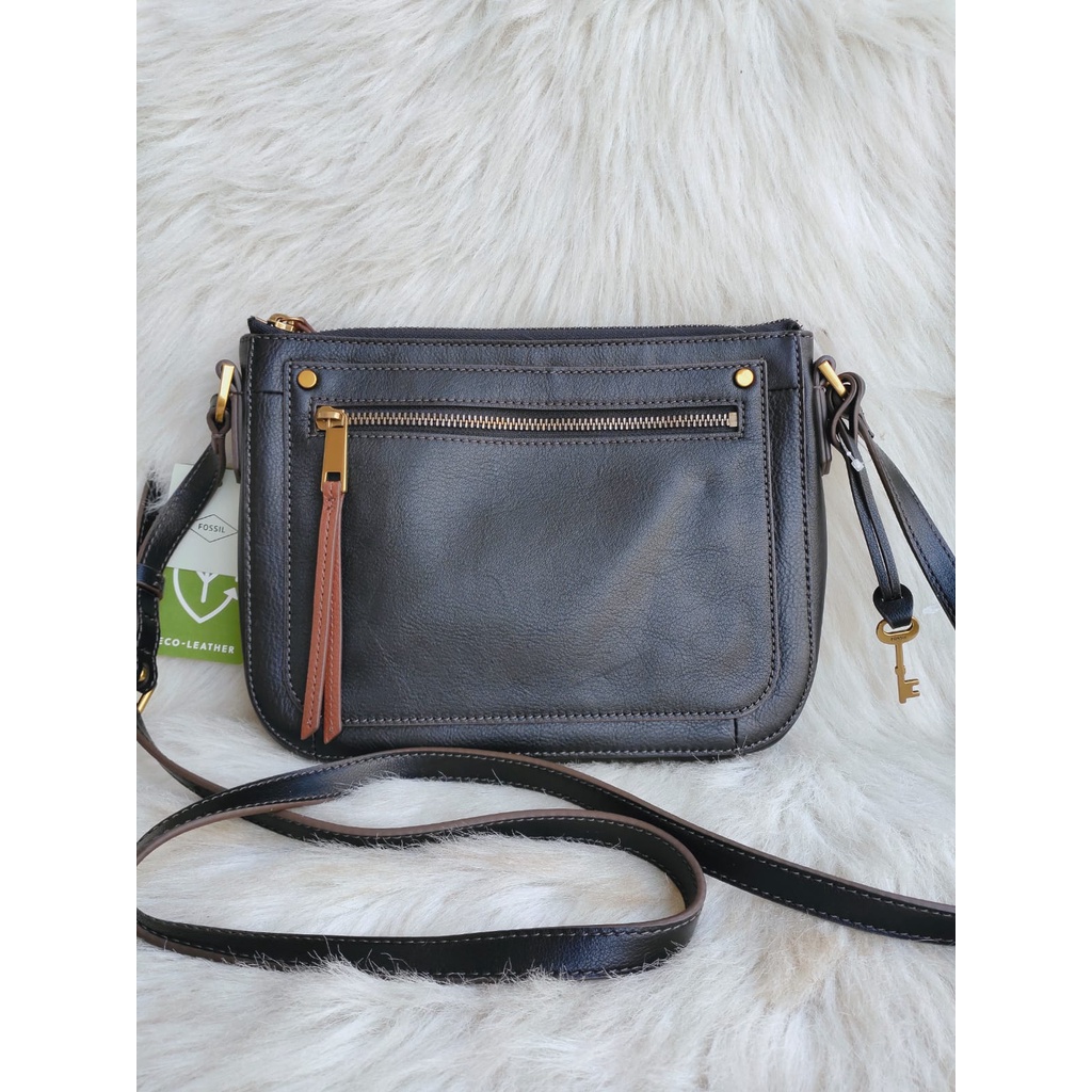 Jual Tas Fossillz Farrah Crossbody Bag Black Shopee Indonesia