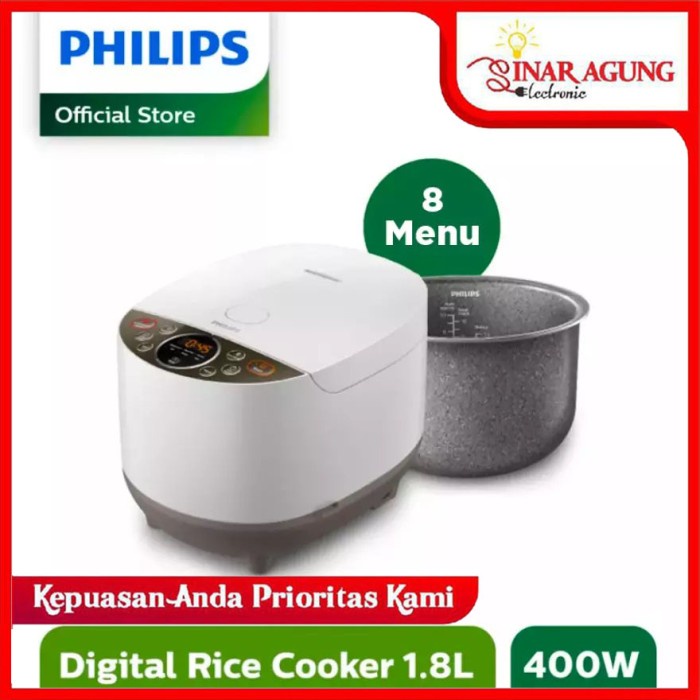Jual PHILIPS MAGIC COM / RICE COOKER HD 4515 / 4515 [ 1,8 LITER