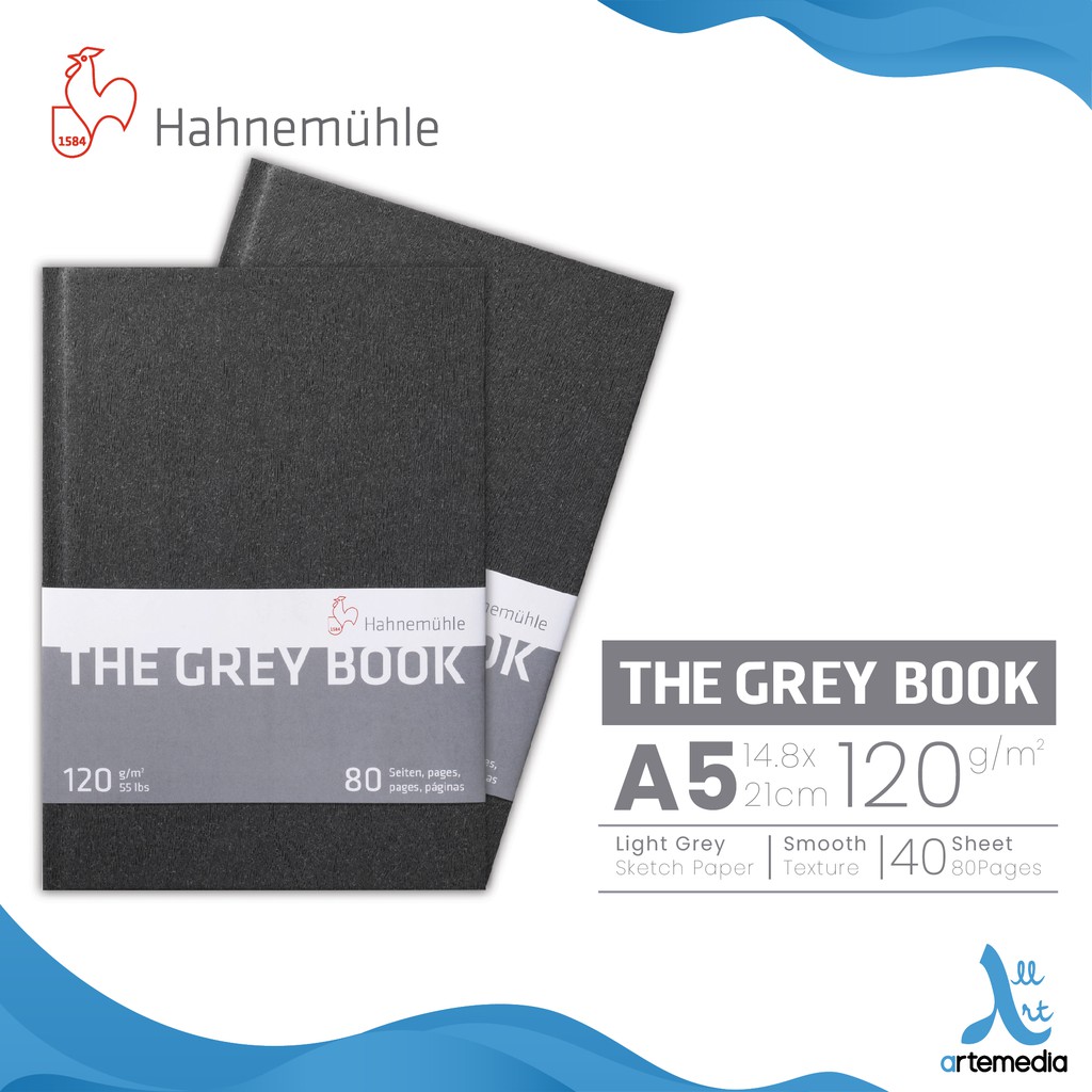 Jual Hahnemuhle The Grey Book A5 Hard Cover Sketchbook Shopee Indonesia