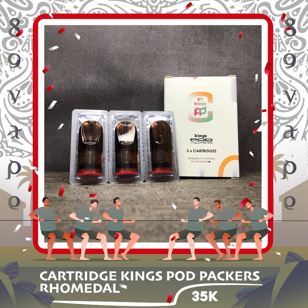 Jual Cartridge Kings Pod Packers by Rhomedal Shopee Indonesia