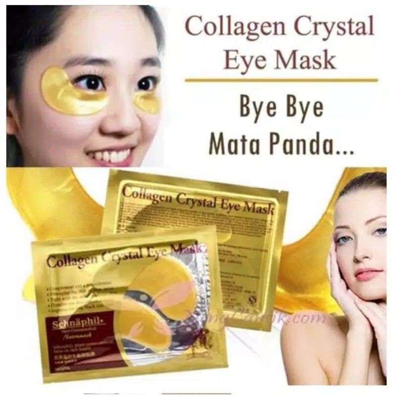 Jual Masker Mata Collagen Masker Murah Gold Powder Crystal Eye Mask Bag