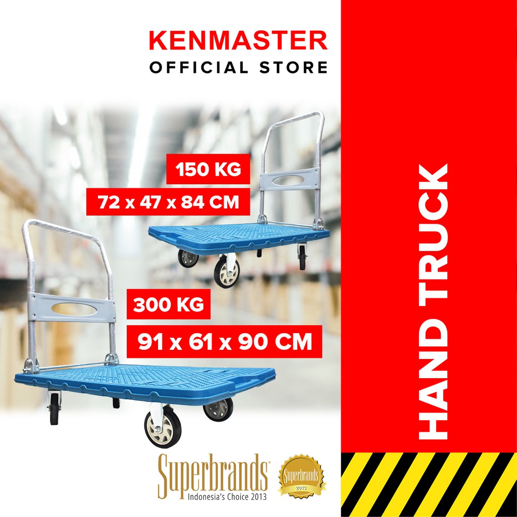 Jual Kenmaster Hand Truck Trolley 300KG KMA311 Troli Serbaguna Lipat