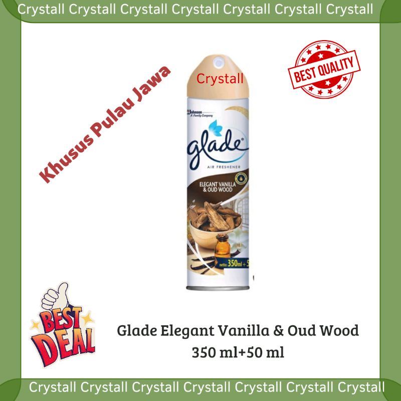 Jual Glade Elegant Vanilla & Oud Wood 350 ml (Khusus Pulau Jawa