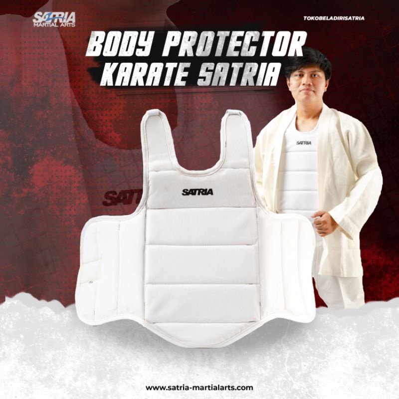 Jual BODY PROTECTOR/PELINDUNG KARATE SATRIA Shopee Indonesia