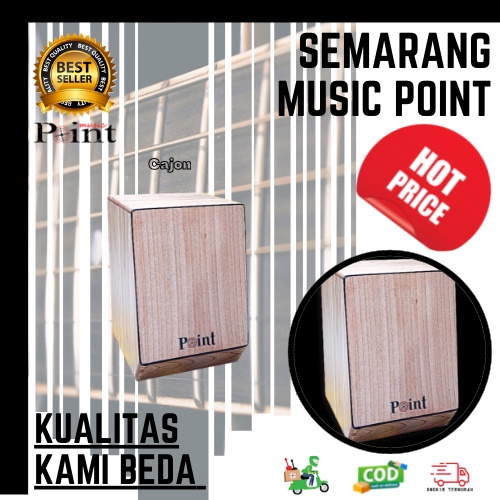 Jual Alat Musik Cajon atau Drum Box Akustik Elektrik Original Point