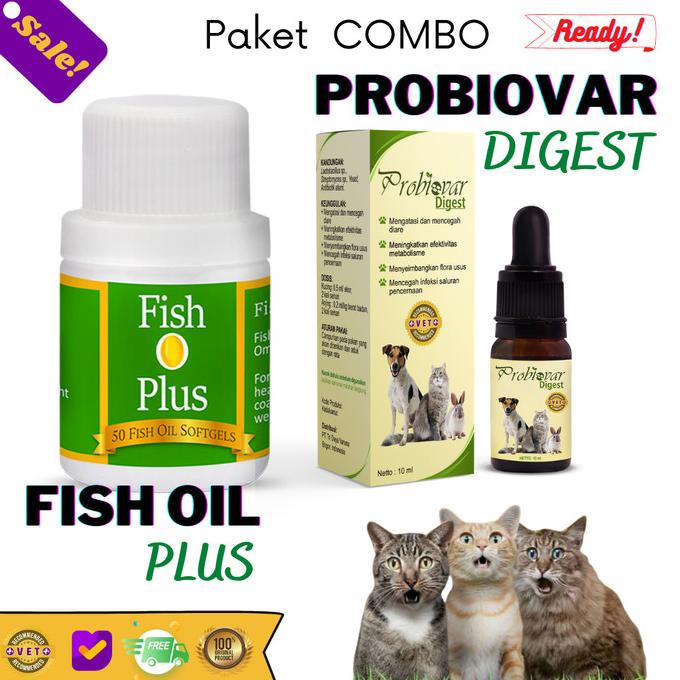 Jual Diarrhea Treatment and Prevention & Fish Oil Plus for Dog, Cat