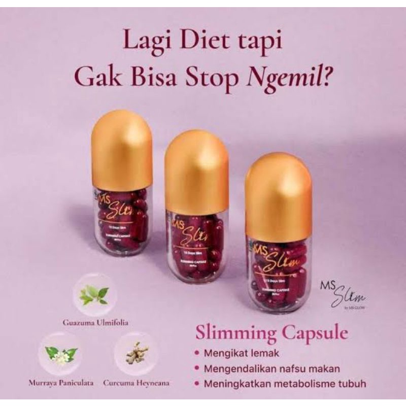 Jual MS Glow Original Slimming Capsule Kapsul Pelangsing Shopee