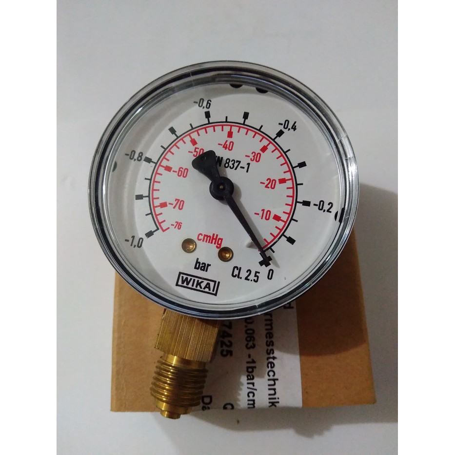 Jual Wika vacuum gauge 2 1/2inch Shopee Indonesia
