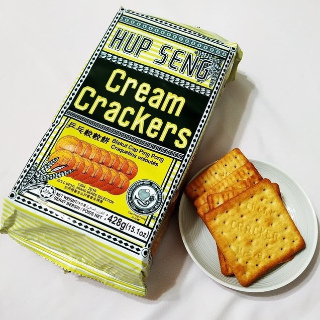 Jual [HALAL] Hup Seng Cream Crackers 428gr / Hupseng Biskuit Hapseng