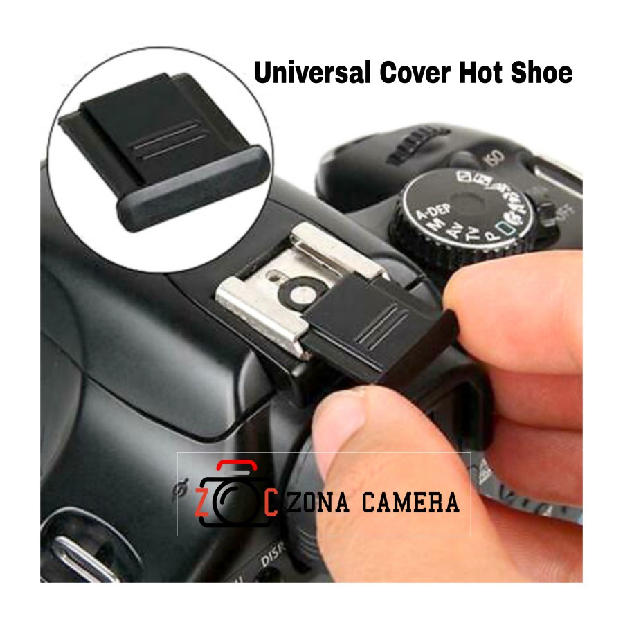 Jual Universal Hot Shoe Cover Cap Canon Nikon Sony Fuji Olympus Pentax