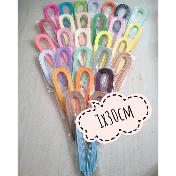 Jual Unik Paper Quilling ukuran 1x30cm terbaik Shopee Indonesia