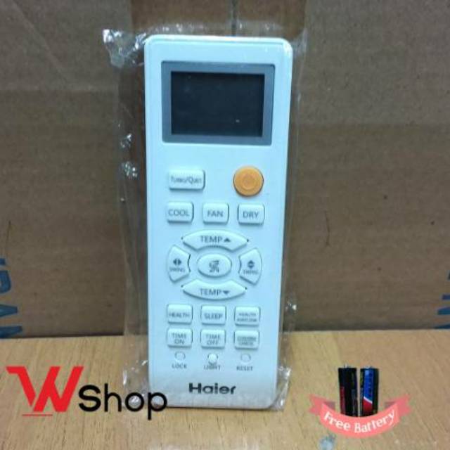 Jual REMOT AC HAIER TURBO QUIT ORIGINAL Air Conditioner Shopee
