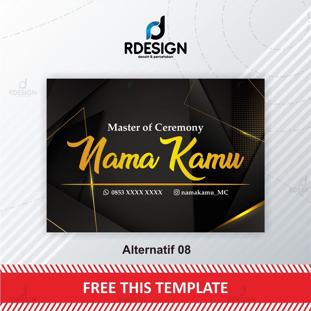 Jual CUE CARD / Q CARD MC, PEMBAWA ACARA BAHAN AKRILIK TEBAL 3MM UKURAN