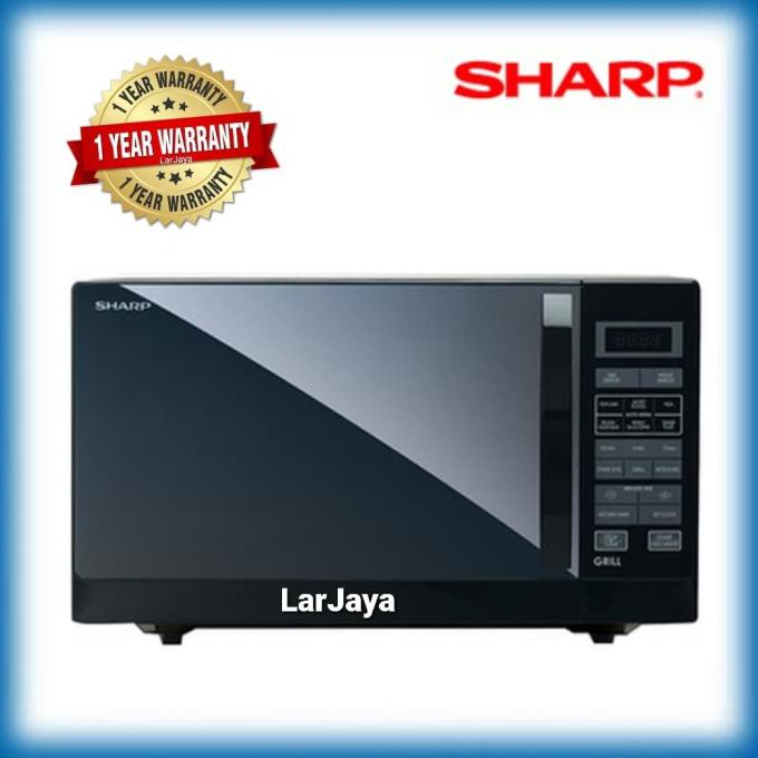 Jual SHARP MICROWAVE OVEN GRILL R728K IN Black 25 Liter GARANSI RESMI Shopee Indonesia