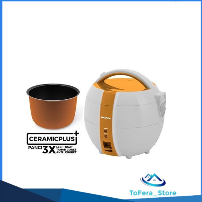 Jual Rice Cooker MASPION 1,2 Liter MRJ1239 Garansi Resmi Shopee
