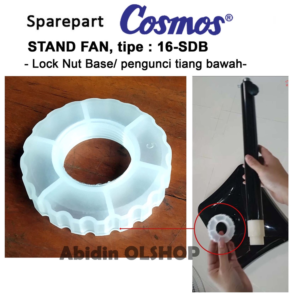 Jual Spare part kipas angin COSMOS tipe 16SDB Lock Nut/ Pengunci