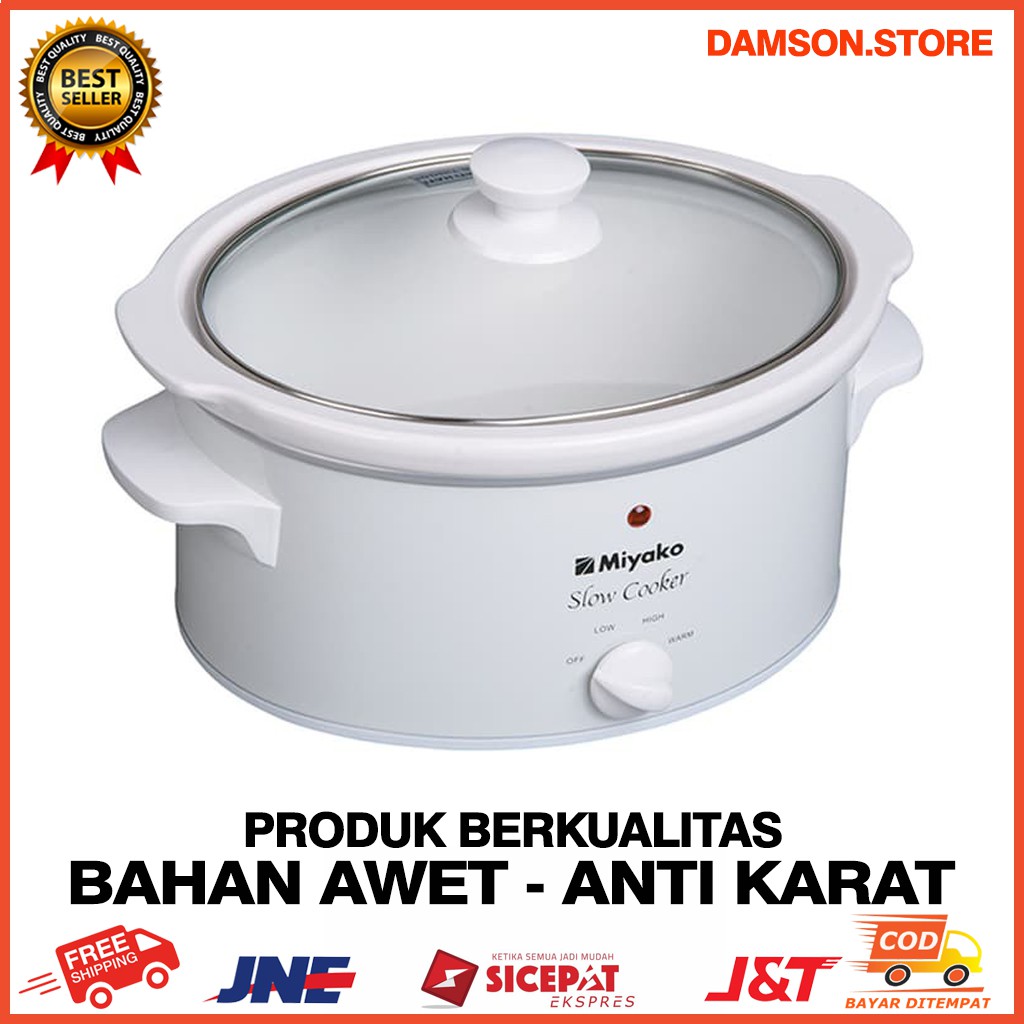 Jual Miyako Slow Cooker 3 Liter, 4 Liter, 5 Liter SC630 R9O0