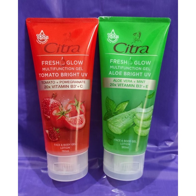 Jual Citra Fresh Glow Multifunction Gel Tomato+Pomegranate / Aloevera