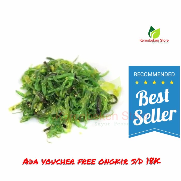 Jual Chuka Wakame Rumput Laut Seaweed per 200 Gram Shopee Indonesia