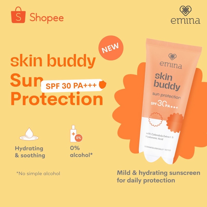 Jual Emina Skin Buddy Sun Protection SPF30PA+++ Shopee Indonesia