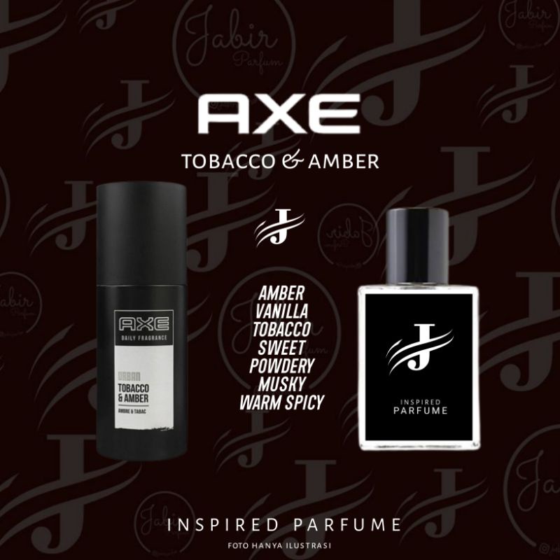 Jual Parfum Axe Tobacco & Amber 30ml 100ml / Parfum Unisex / Parfum