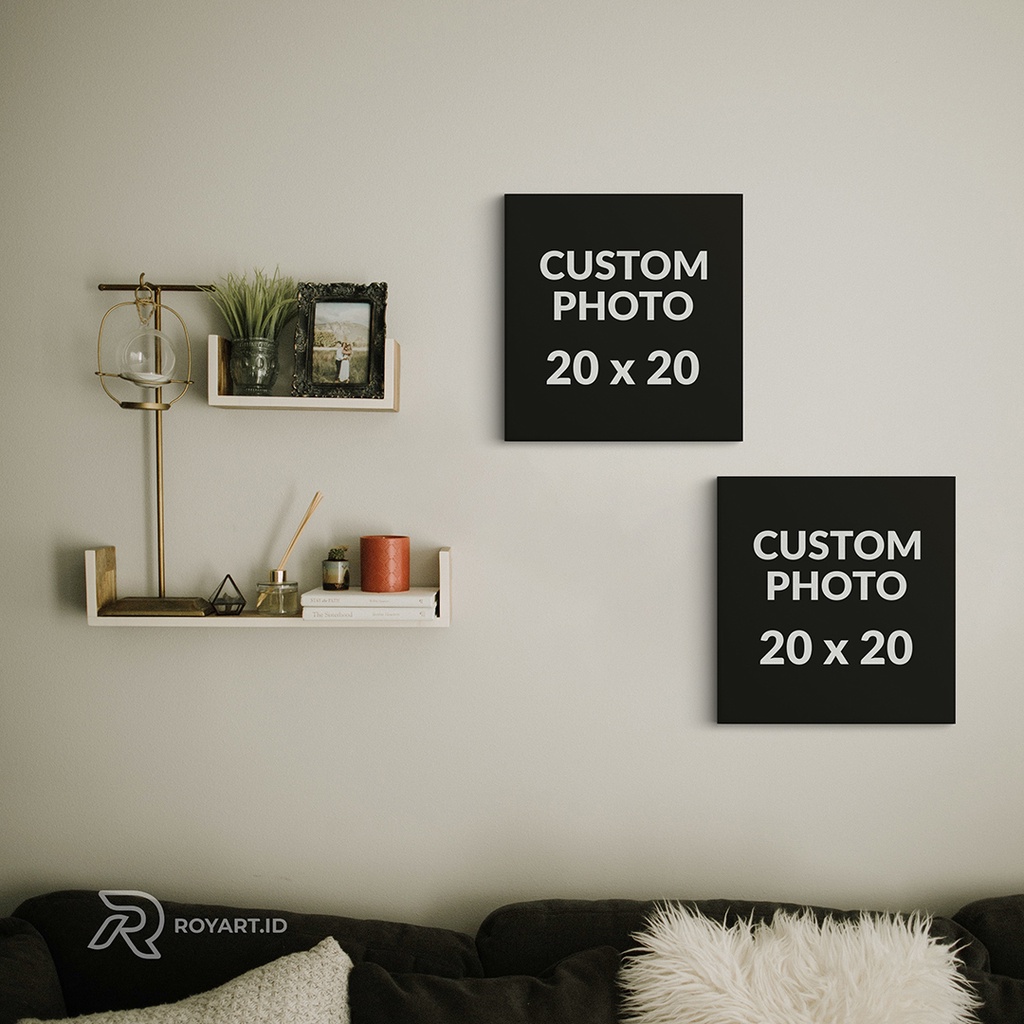 Jual Wall Decor Cetak Foto Custom MDF 20x20 Shopee Indonesia