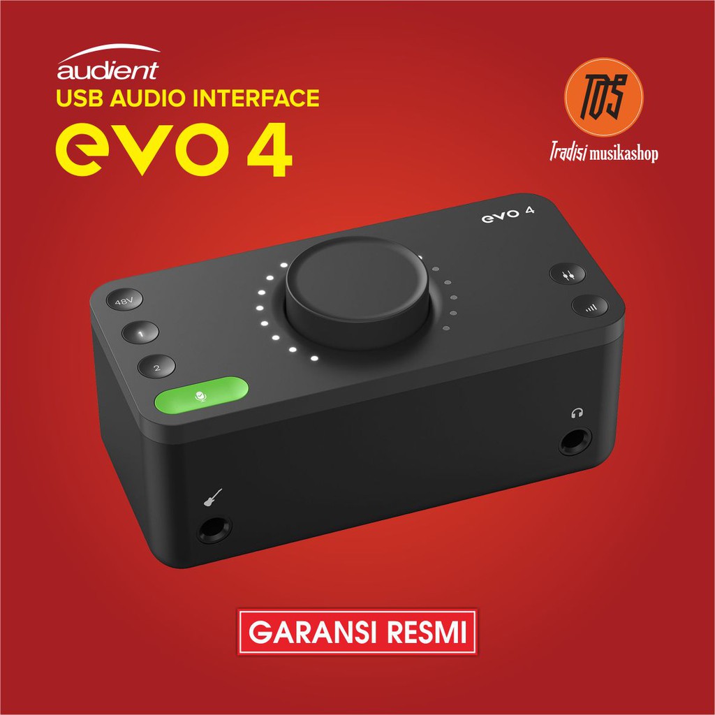 Jual Audient EVO 4 USB Audio Interface/Soundcard Tradisi Shopee Indonesia