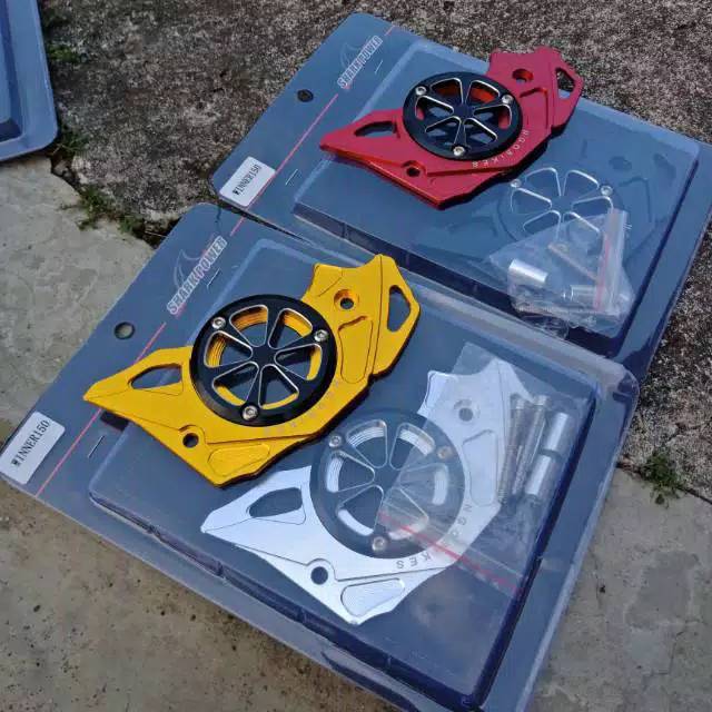 Jual Cover Gear tutup gear Honda GTR 150 Sonic 150 Cb150 Cbr150 CNC Shopee Indonesia