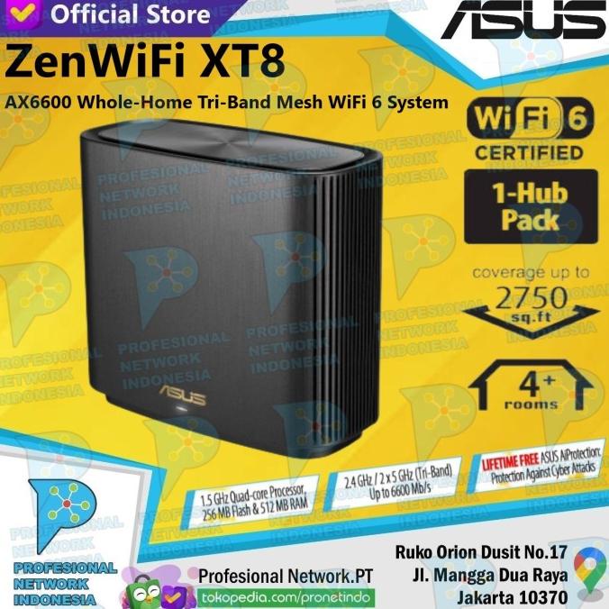Jual ASUS ZenWiFi AX6600 WholeHome TriBand Mesh WiFi 6 System XT8 AX6600 Shopee Indonesia