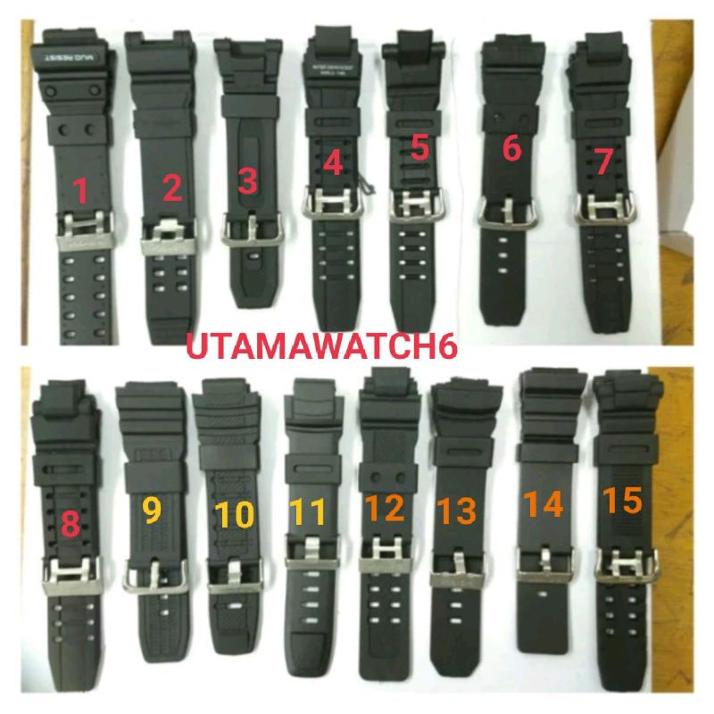 Jual Tali jam STRAP CASIO / TALI CASIO GSHOCK GSHOCK,tali jam QnQ,tali