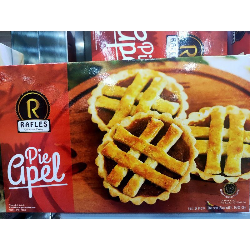 Jual Pie Talas Rafles Apel Isi 6 Oleh Oleh Khas Bogor Shopee Indonesia