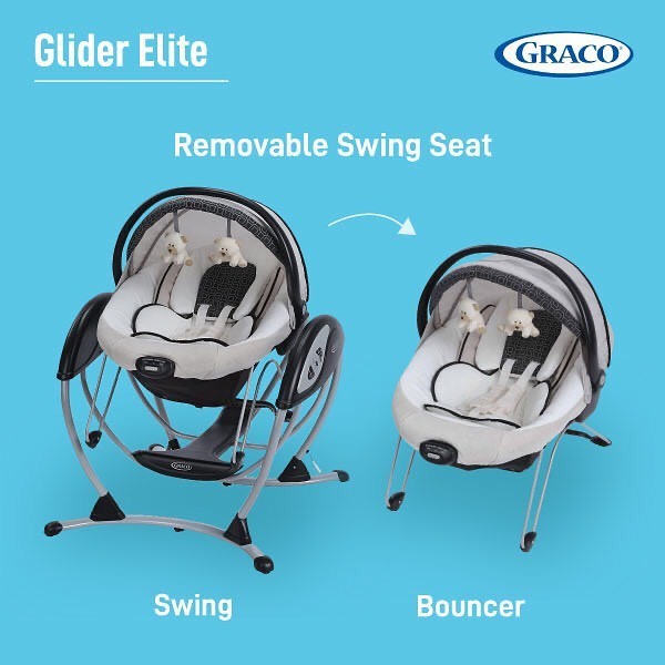 Jual Graco Baby Glider Elite Gliding Swing / Ayunan Bayi Graco Shopee