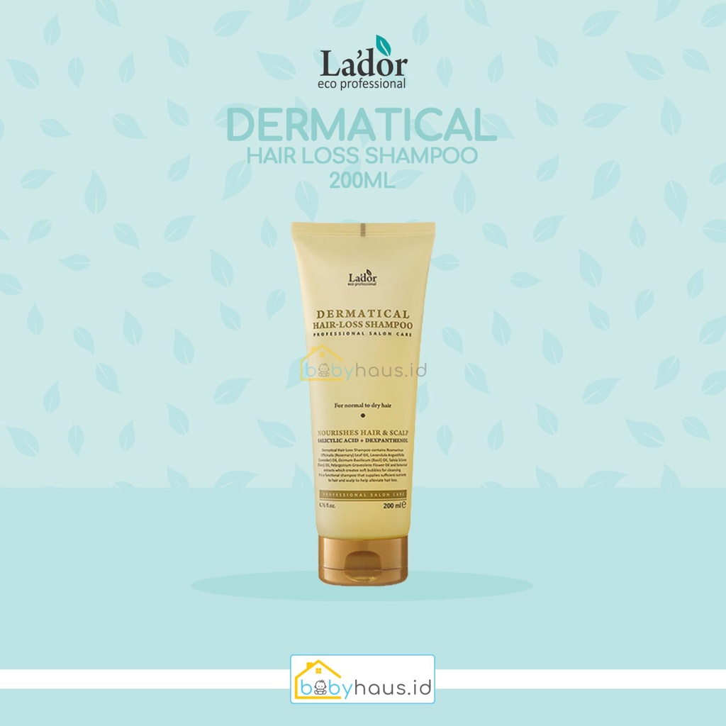 Jual LADOR DERMATICAL HAIR LOSS SHAMPOO 200ML Shopee Indonesia