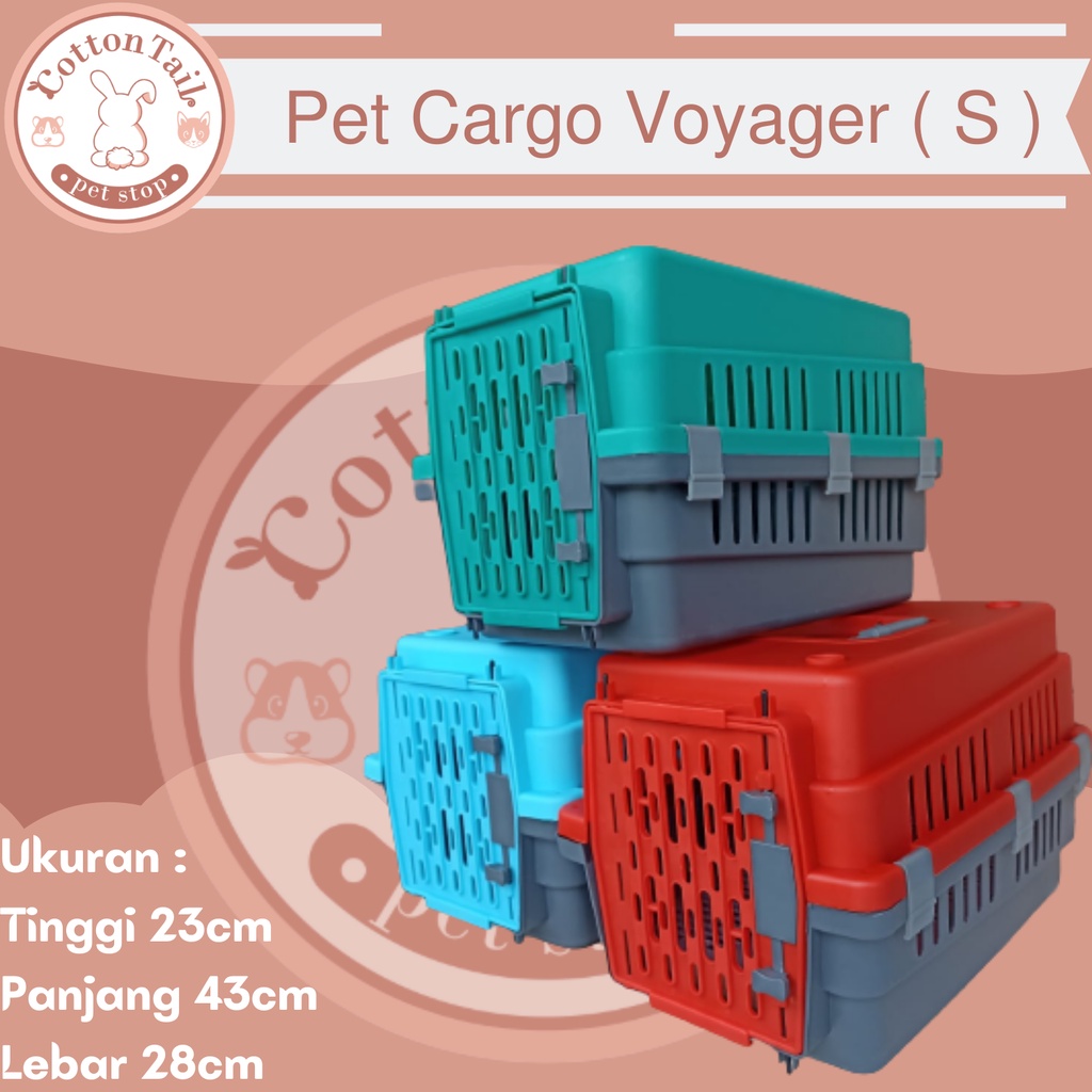 Jual PET CARGO CARIER VOYAGER ( S ) Pet Cargo Kucing Kelinci Anjing