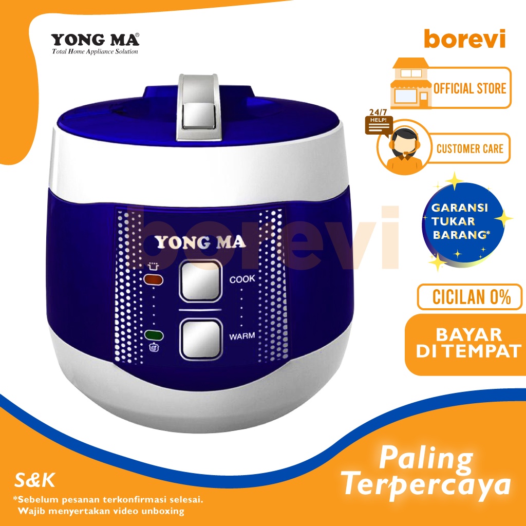 Jual RICE COOKER YONGMA SMC 6013 BA / 6013 R ECO CERAMIC MAGIC COM