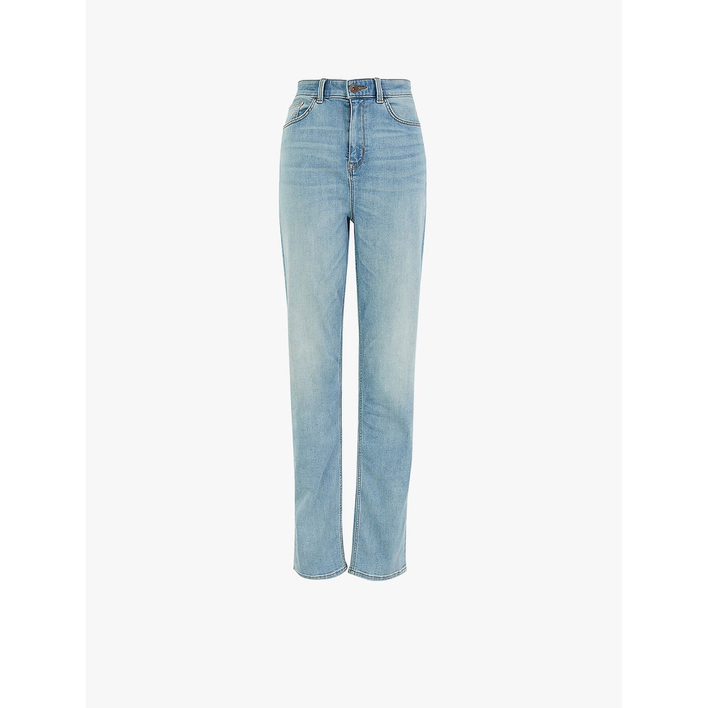 Jual MARKS & SPENCER Sophia Super Soft Straight Leg Jeans Shopee