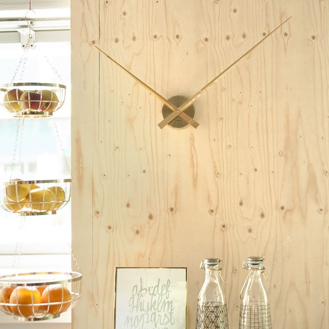 Jual Karlsson Wall Clock Little Big Time Alu Gold Plated D. 90Cm