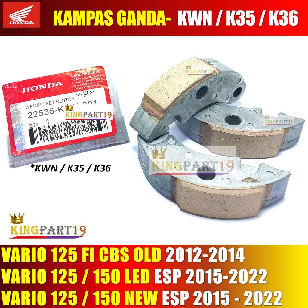 Jual KAMPAS GANDA VARIO 125 TECHNO CBS VARIO 125 150 LED ESP NEW GANDA