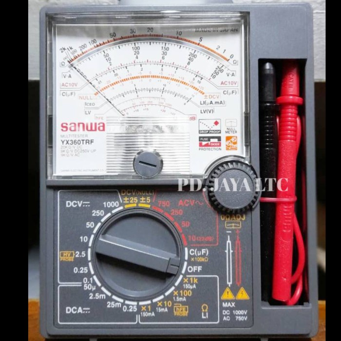 Jual Sanwa Analog Multitester Yx360Trf Analog Multimeter Shopee