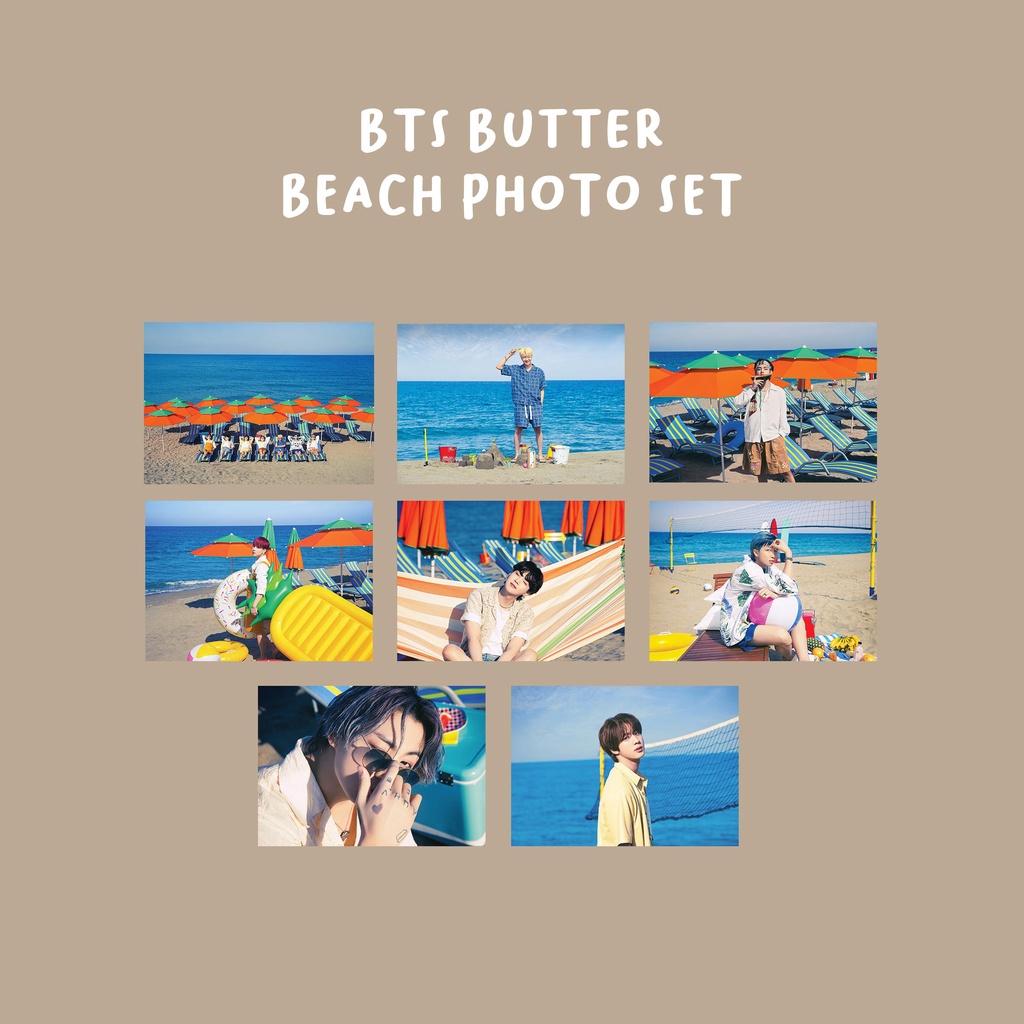 Jual BTS Butter Beach Photo Set Shopee Indonesia