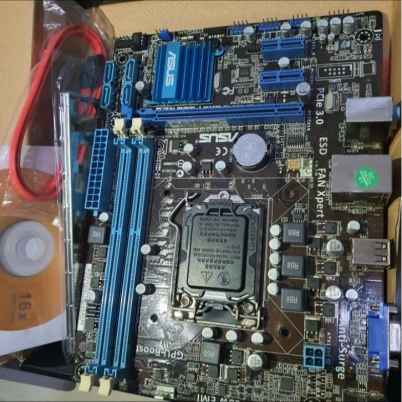 Jual Motherboard Asus H61 Socket 1155 Shopee Indonesia