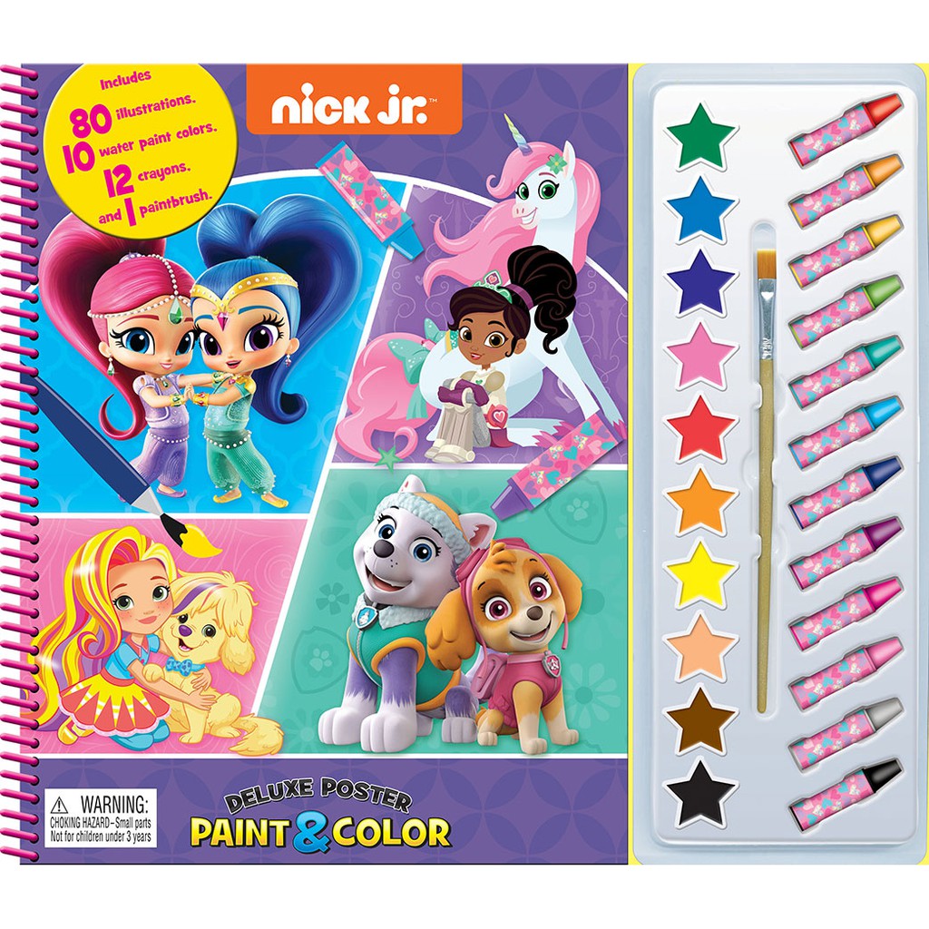 Jual Phidal Deluxe Poster Paint And Colour Nickelodeon Shopee