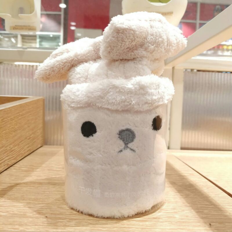 Jual MINISO HAIR DRYING TOWEL RABBIT Shopee Indonesia